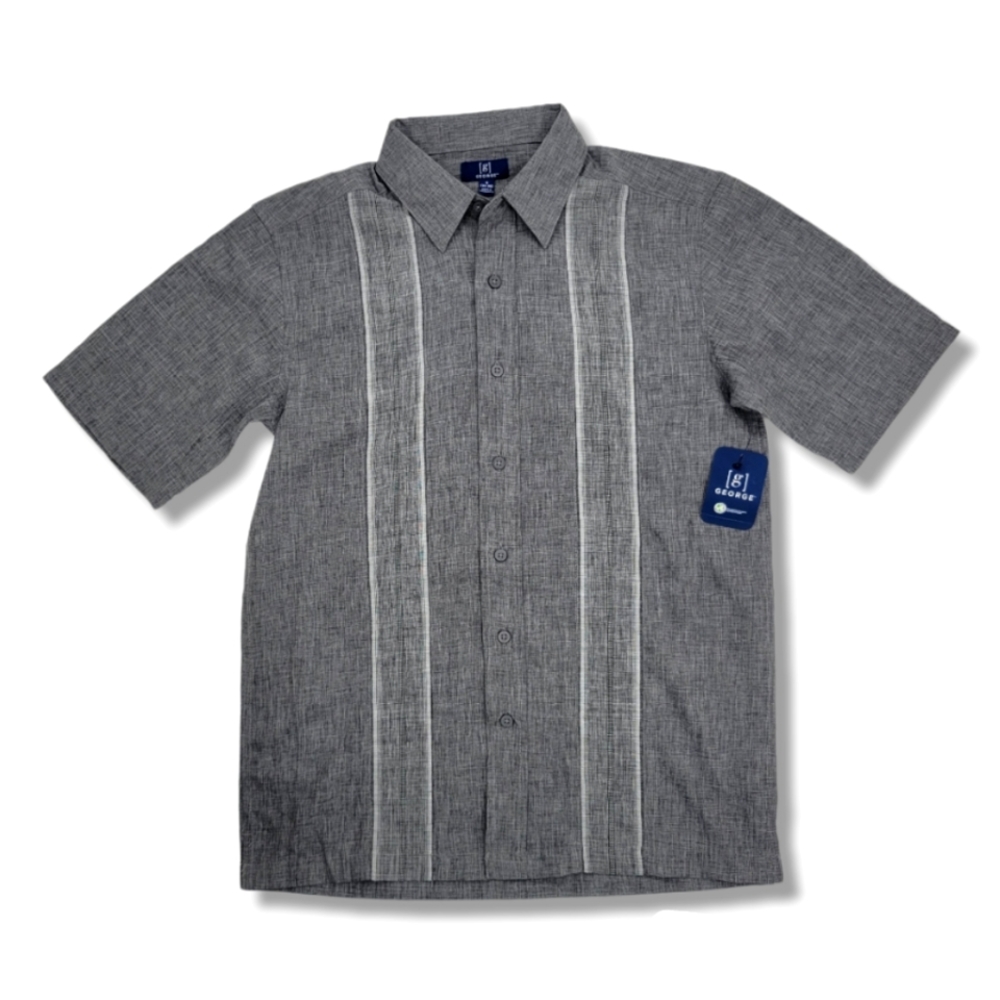 George shirt sleeve button down dress shirt NWT